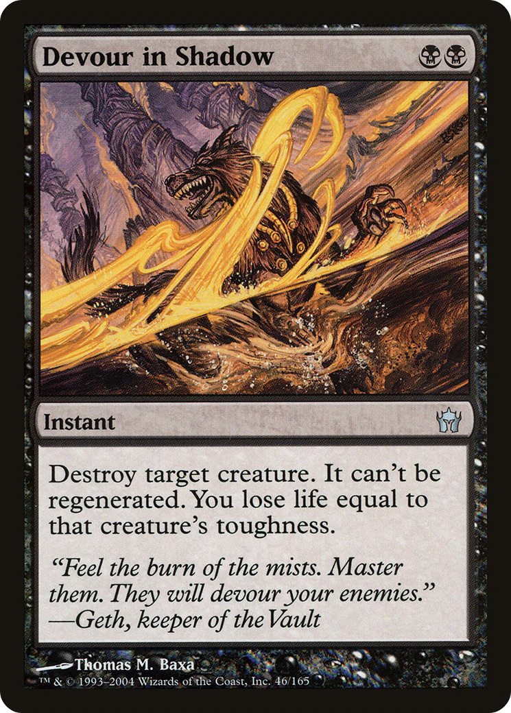 Devour in Shadow (5DN-046)  Foil - Fifth Dawn