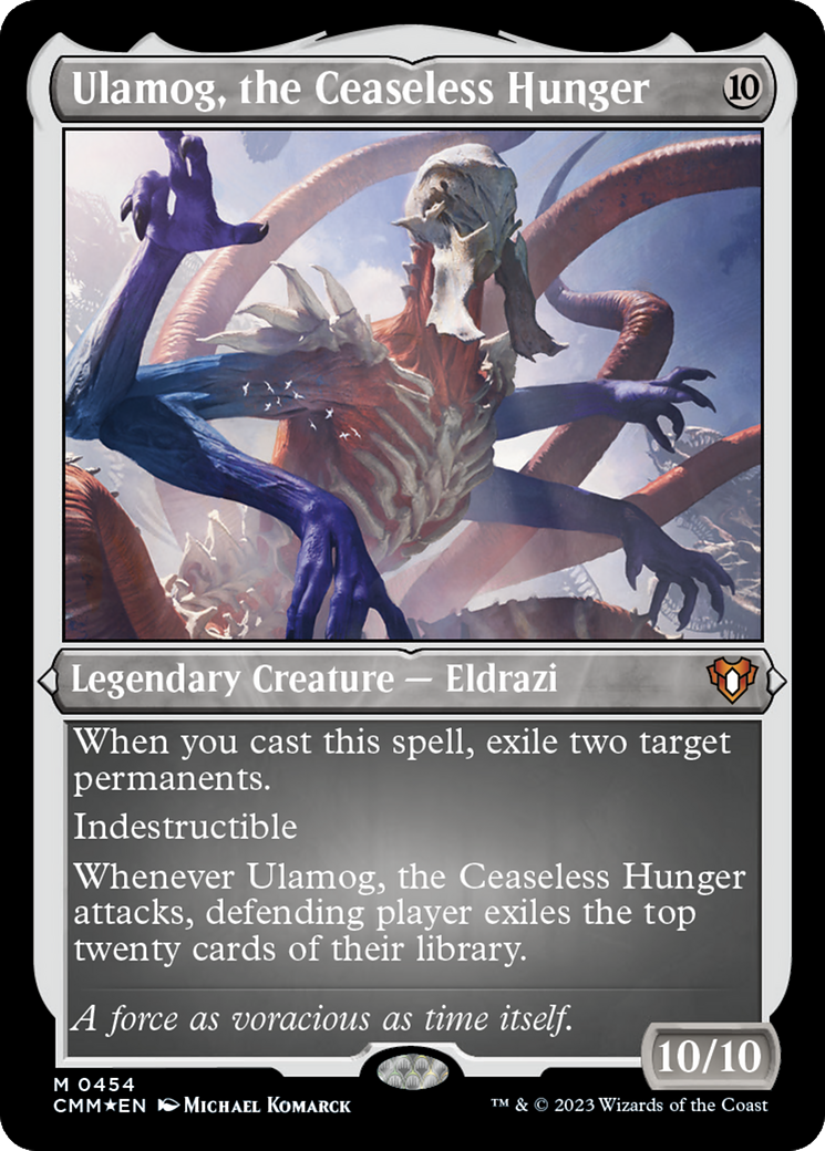 Ulamog, the Ceaseless Hunger (CMM-454)  Etched Foil - Commander Masters