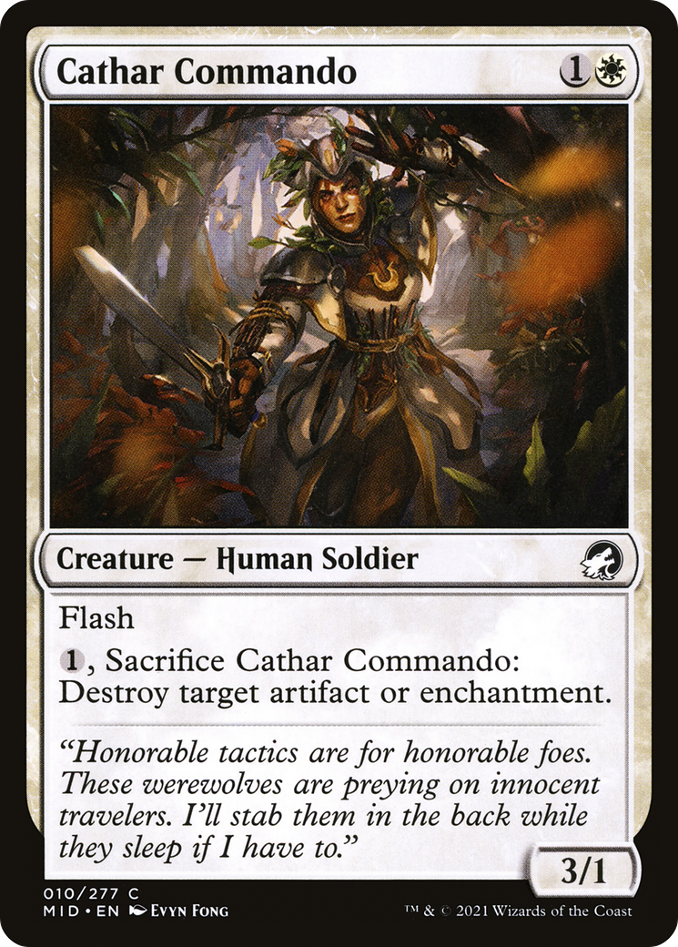 Cathar Commando (MID-010)  - Innistrad: Midnight Hunt