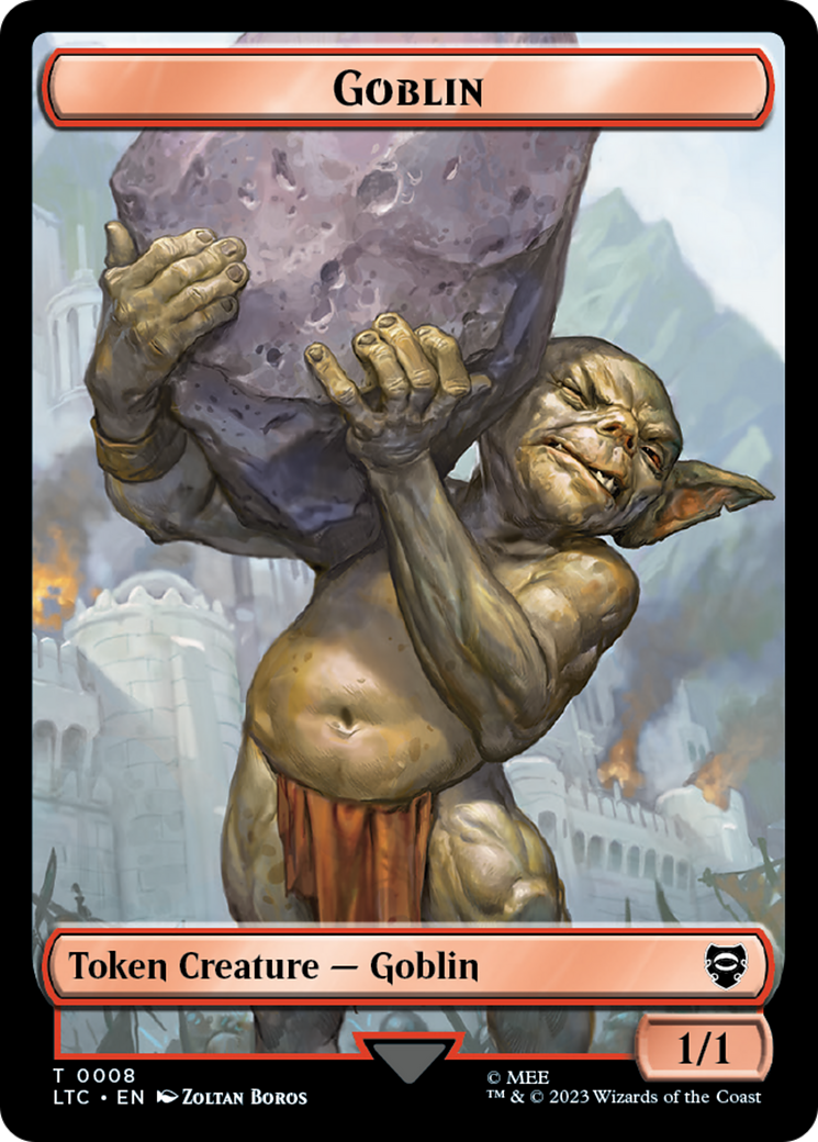 Goblin (TLTC-008)  - Tales of Middle-earth Commander Tokens