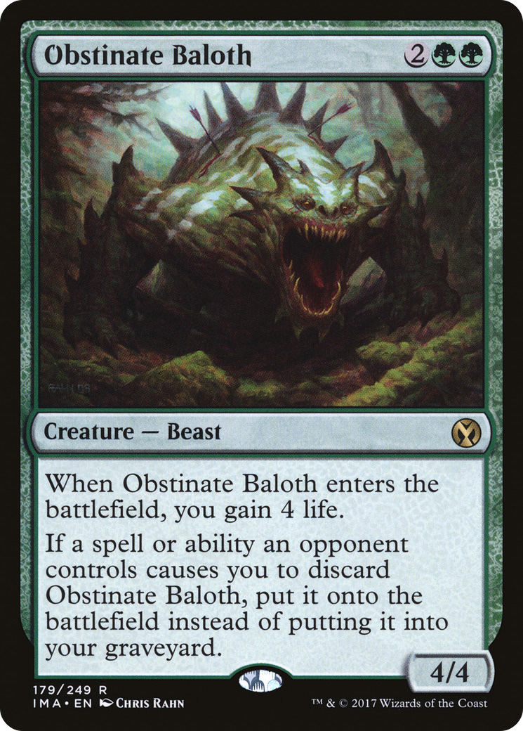 Obstinate Baloth (IMA-179)  - Iconic Masters