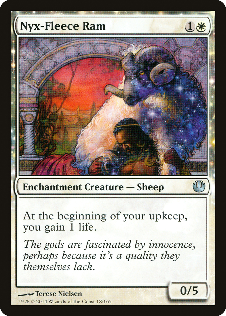 Nyx-Fleece Ram (JOU-018) - Journey into Nyx: (enchantment) Foil
