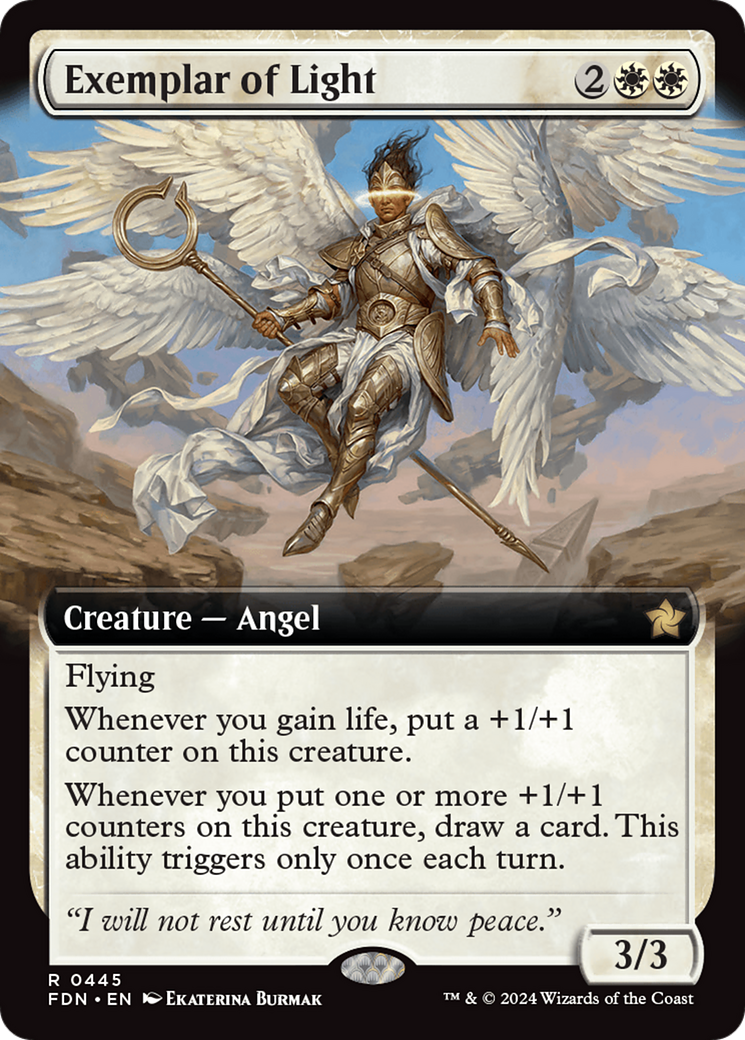 Exemplar of Light (Extended Art) (FDN-445)  Foil - Foundations: (Extended Art)
