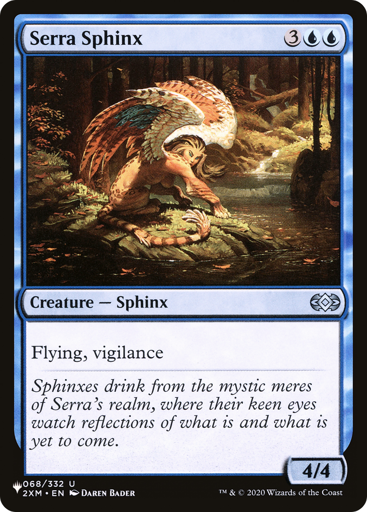 Serra Sphinx (LIST-2XM-68)  - The List