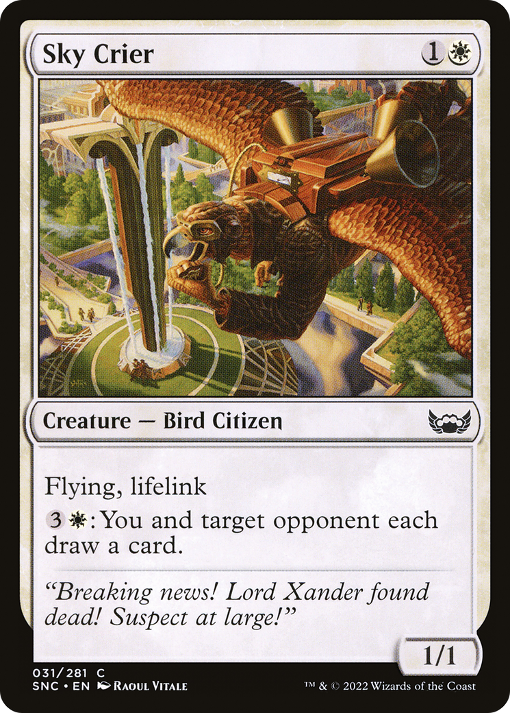 Sky Crier (SNC-031)  Foil - Streets of New Capenna