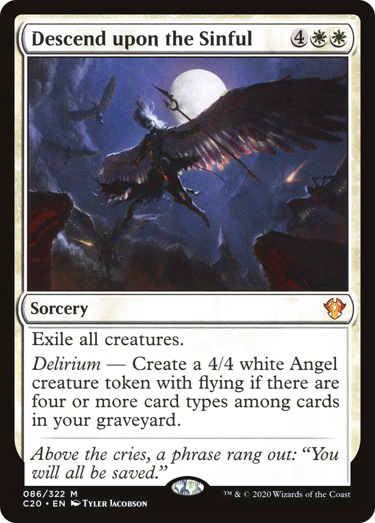 Descend upon the Sinful (C20-086)  - Commander 2020
