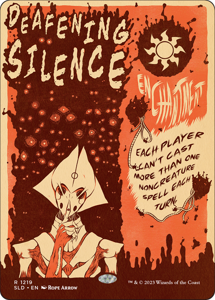 Deafening Silence (SLD-1219)  - Secret Lair Drop (Borderless)