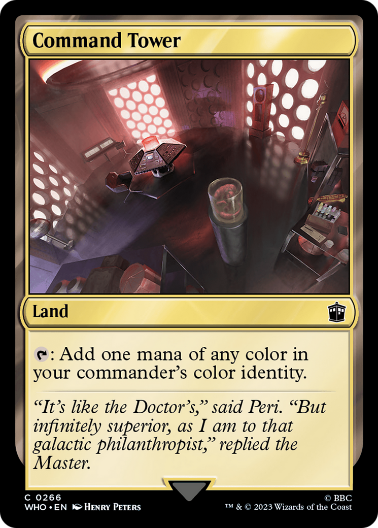 Command Tower (0266) (WHO-266)  - Doctor Who