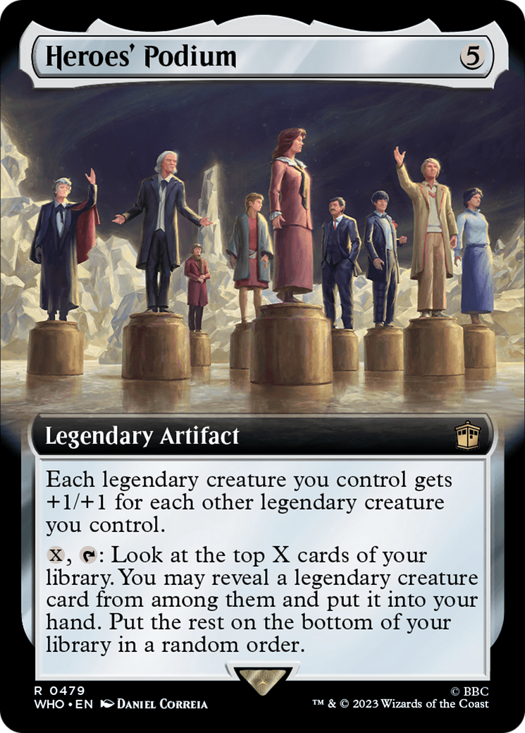 Heroes' Podium (Extended Art) (WHO-479)  - Doctor Who: (Extended Art)
