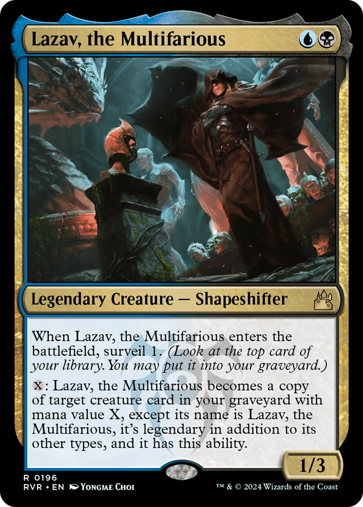 Lazav, the Multifarious (RVR-196)  - Ravnica Remastered