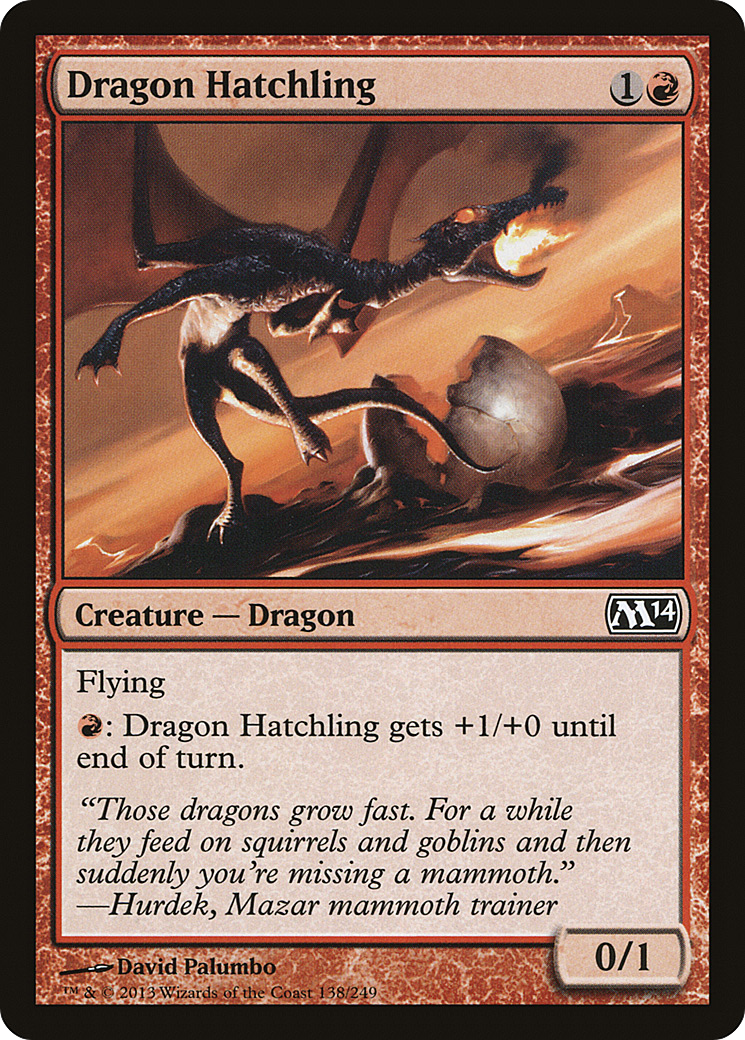 Dragon Hatchling (M14-138)  - Magic 2014