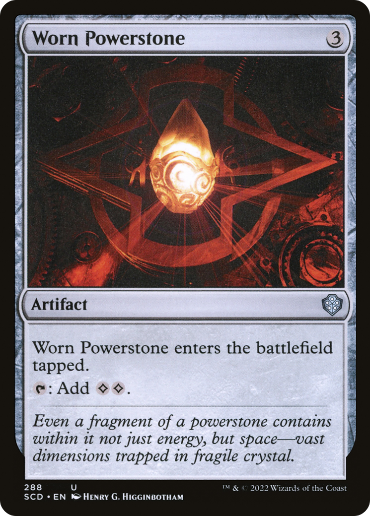 Worn Powerstone (SCD-288)  - Starter Commander Decks