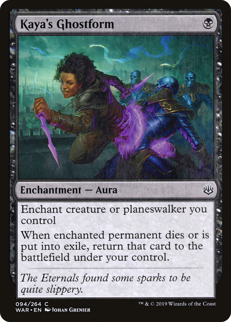 Kaya's Ghostform (WAR-094) - War of the Spark Foil