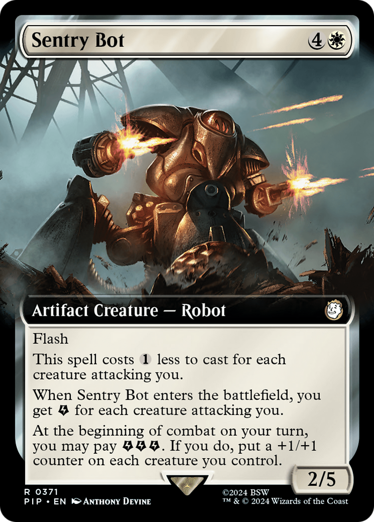 Sentry Bot (Extended Art) (PIP-371)  Foil - Fallout: (Extended Art)