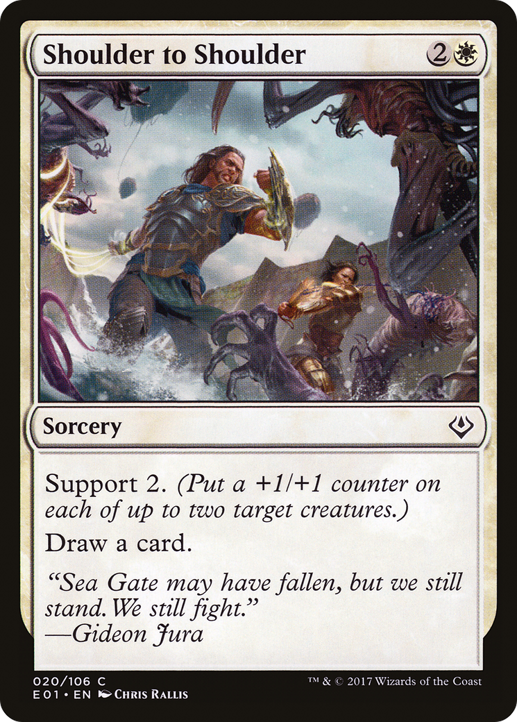 Shoulder to Shoulder (AC2-020)  - Archenemy: Nicol Bolas