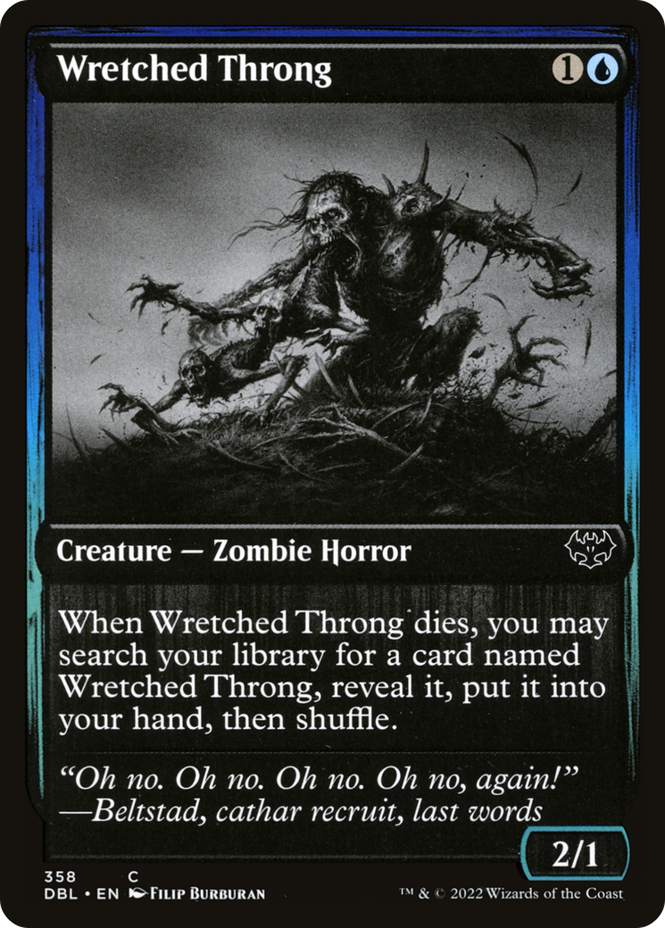 Wretched Throng (DBL-358)  - Innistrad: Double Feature
