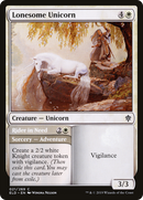 Lonesome Unicorn (ELD-021)  - Throne of Eldraine