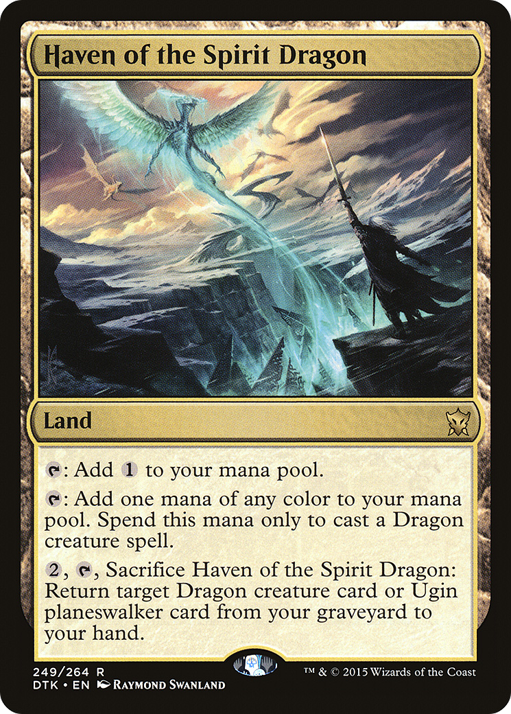 Haven of the Spirit Dragon (DTK-249)  Foil - Dragons of Tarkir
