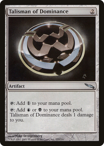 Talisman of Dominance (MRD-253)  Foil - Mirrodin