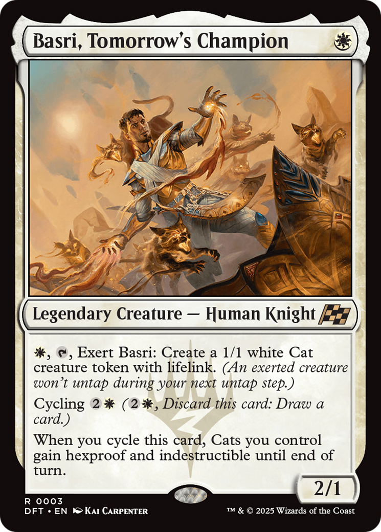 Basri, Tomorrow's Champion (DFT-003)  Foil - Aetherdrift