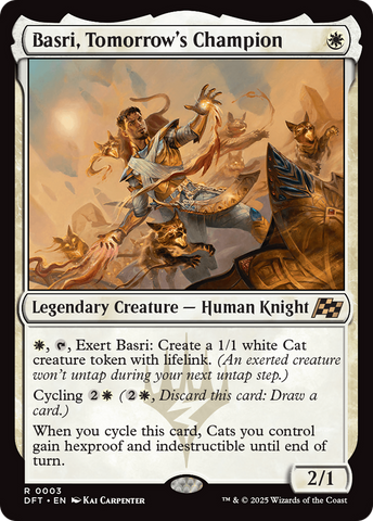 Basri, Tomorrow's Champion (DFT-003)  Foil - Aetherdrift