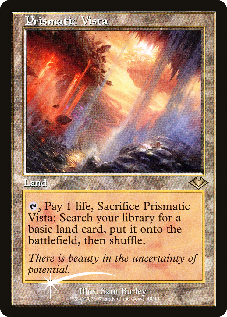 Prismatic Vista (Retro Frame) (MH1-040)  Foil - Modern Horizons 1 Timeshifts