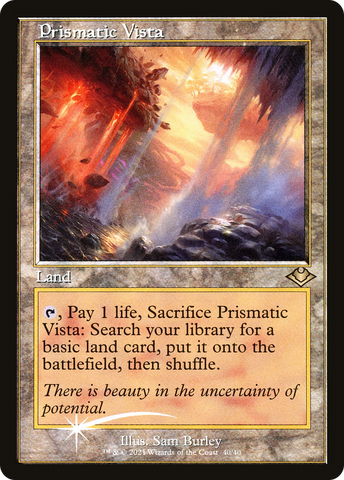 Prismatic Vista (Retro Frame) (MH1-040)  Foil - Modern Horizons 1 Timeshifts