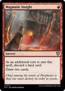 Magmatic Insight (OTC-173)  - Outlaws of Thunder Junction Commander