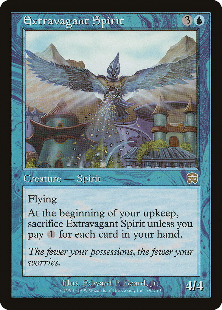 Extravagant Spirit (MMQ-079)  - Mercadian Masques