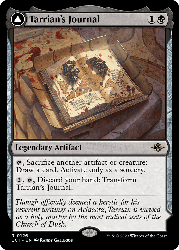 Tarrian's Journal (LCI-126)  Foil - The Lost Caverns of Ixalan
