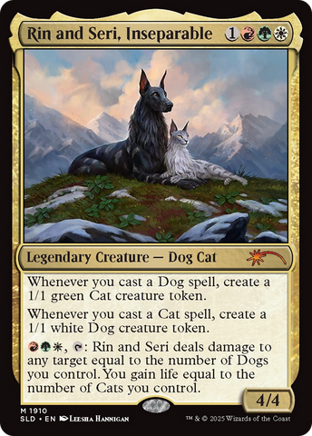 Rin and Seri, Inseparable (1910) (SLD-1910)  - Secret Lair Drop