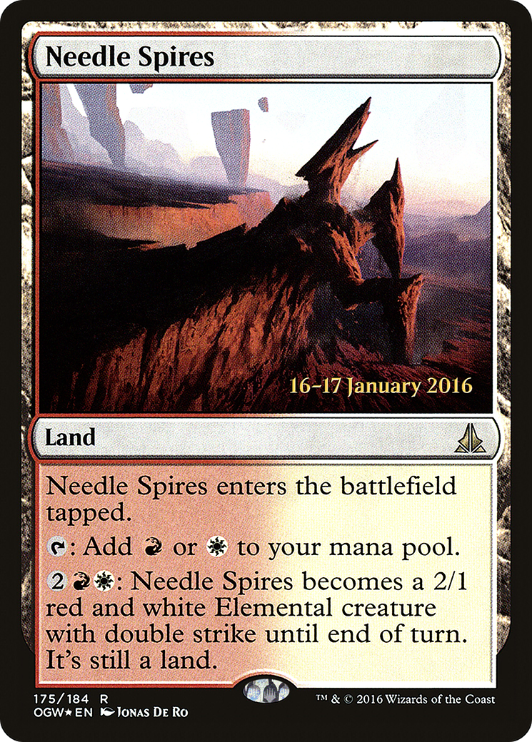 Needle Spires (PRE-175)  Foil - Oath of the Gatewatch Promos