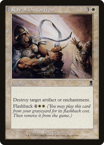 Ray of Distortion (ODY-042)  Foil - Odyssey: (tombstone)