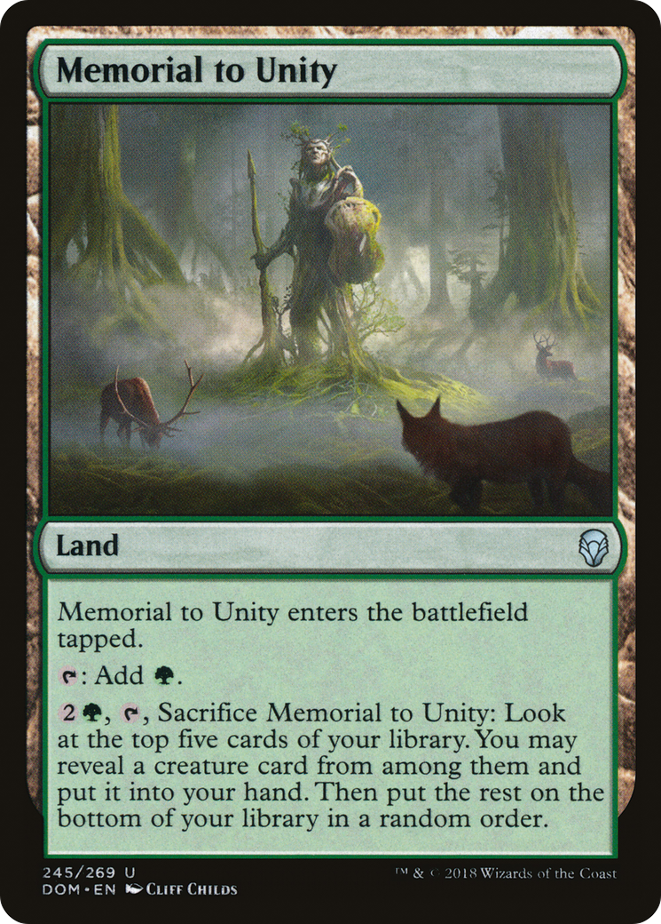 Memorial to Unity (DOM-245)  - Dominaria
