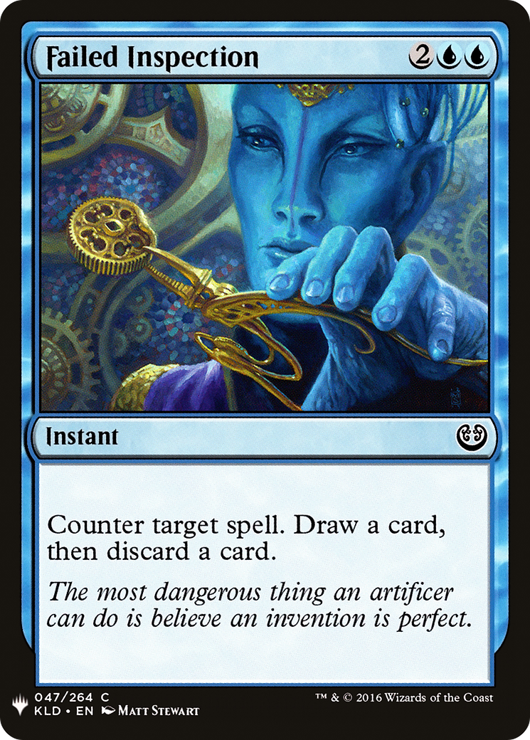 Failed Inspection (LIST-047)  - The List