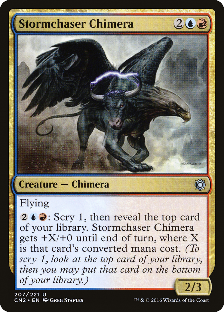 Stormchaser Chimera (CN2-207)  Foil - Conspiracy: Take the Crown