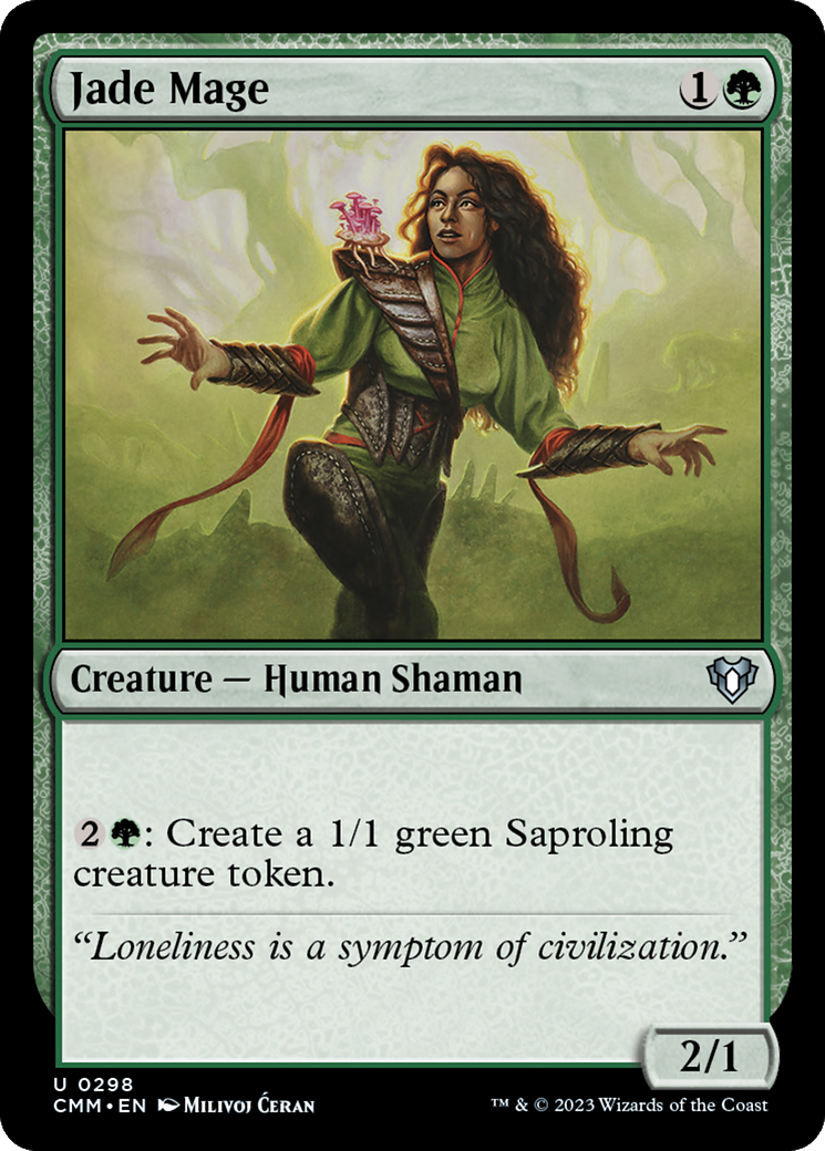 Jade Mage (CMM-298)  - Commander Masters