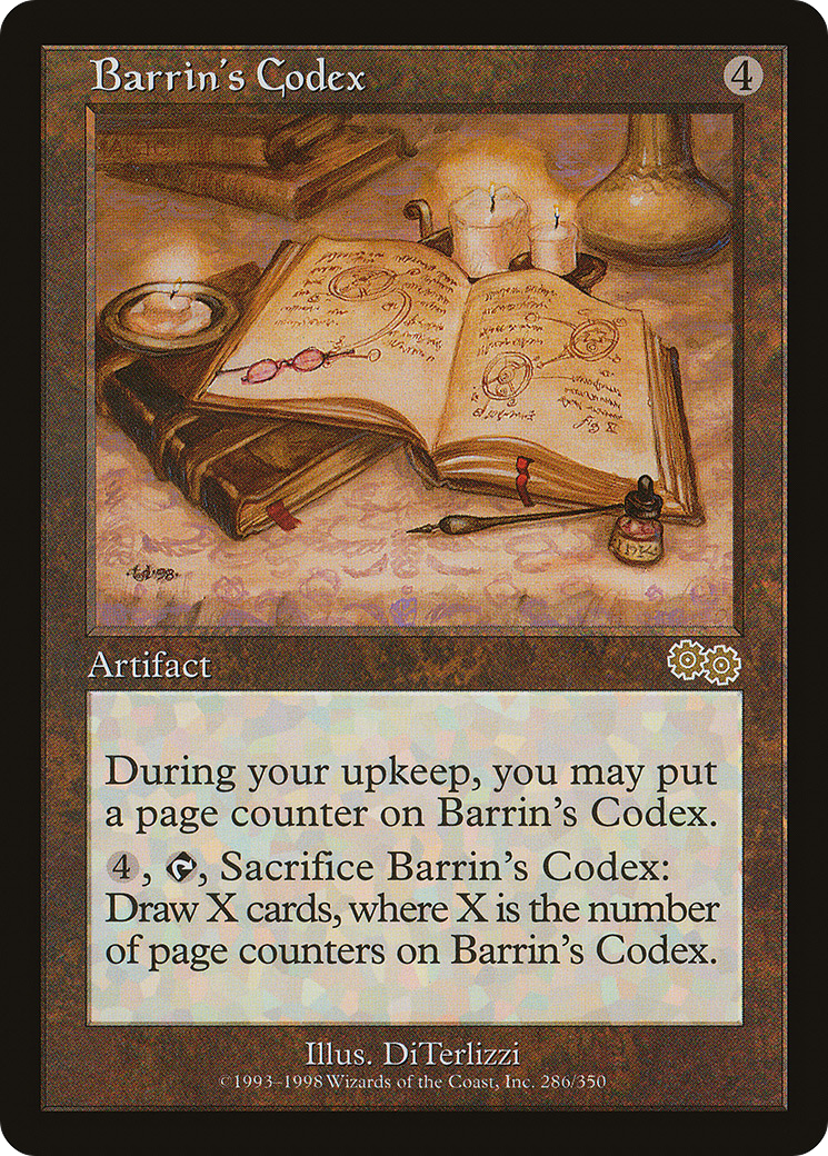 Barrin's Codex (USG-286)  - Urza's Saga