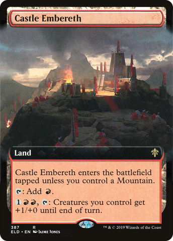 Castle Embereth (Extended Art) (ELD-387)  Foil - Throne of Eldraine: (Extended Art)