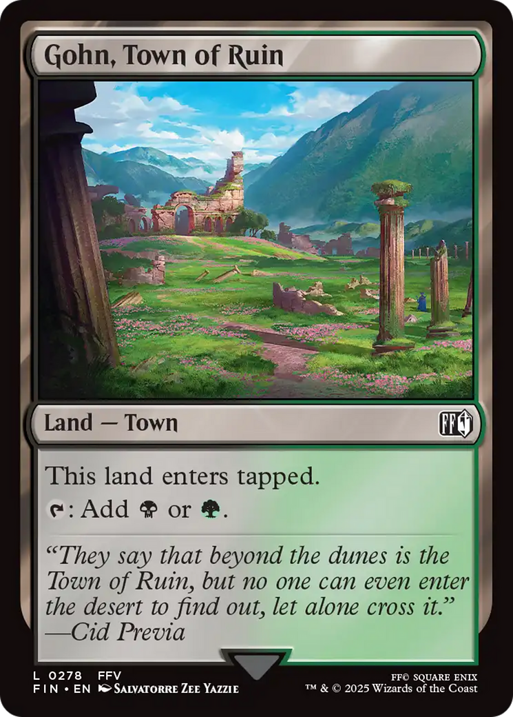 Gohn, Town of Ruin (FIN-278)  - FINAL FANTASY