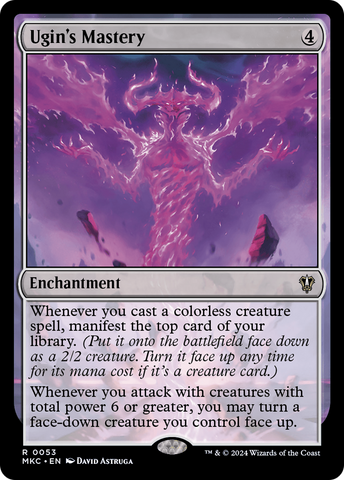 Ugin's Mastery (MKC-053)  - Murders at Karlov Manor Commander