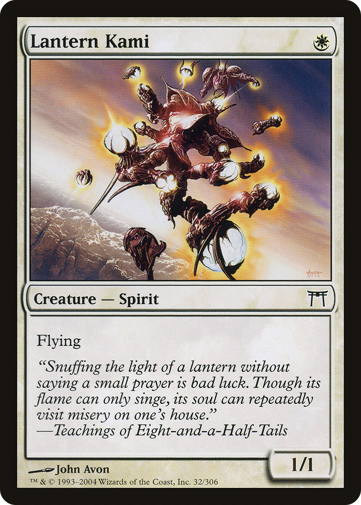 Lantern Kami (CHK-032)  - Champions of Kamigawa