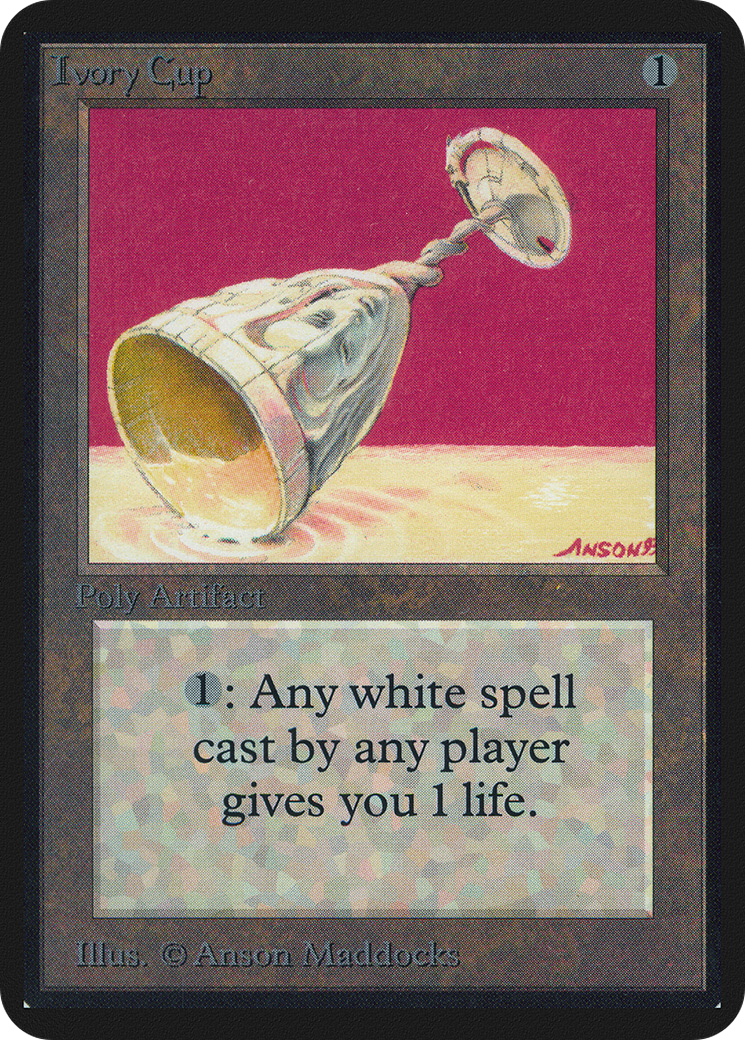 Ivory Cup (LEA-)  - Limited Edition Alpha