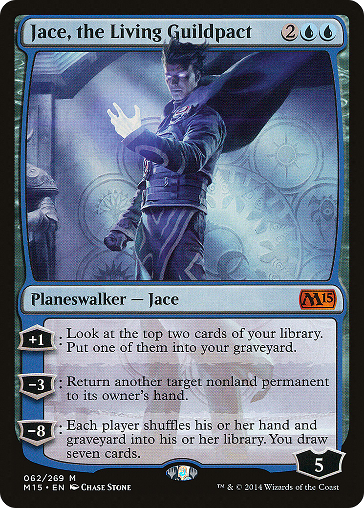 Jace, the Living Guildpact (M15-062)  - Magic 2015