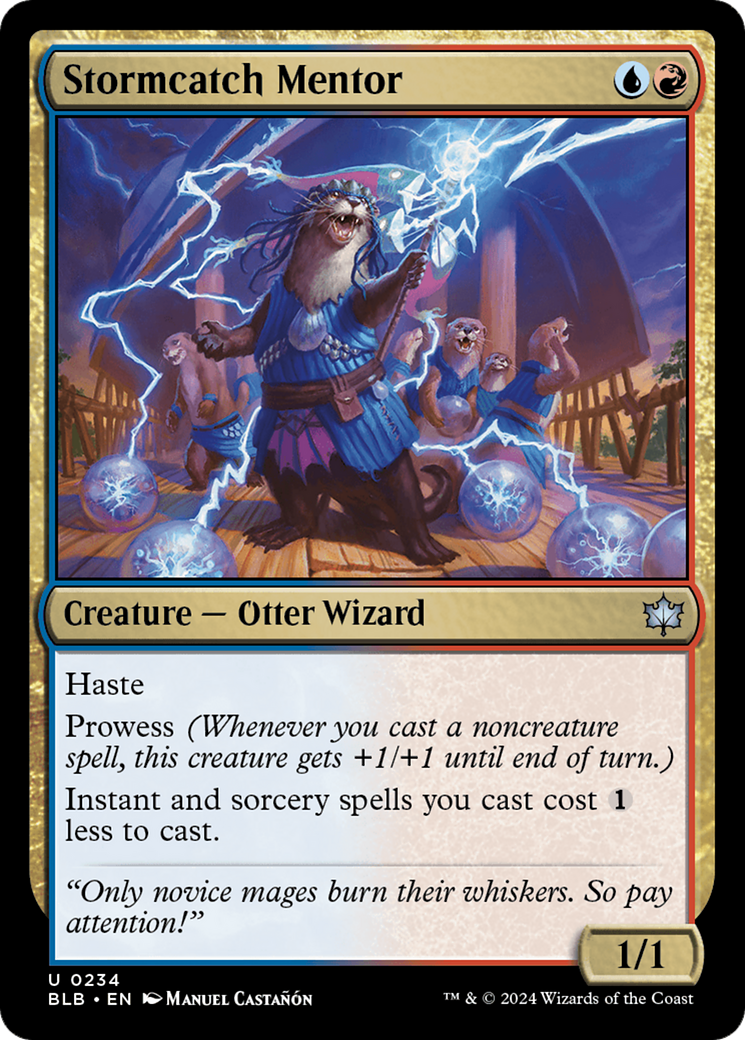 Stormcatch Mentor (BLB-234)  - Bloomburrow