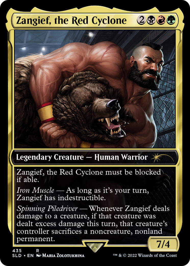 Zangief, the Red Cyclone (SLD-435)  - Secret Lair Drop / Zangief, the Red Cyclone