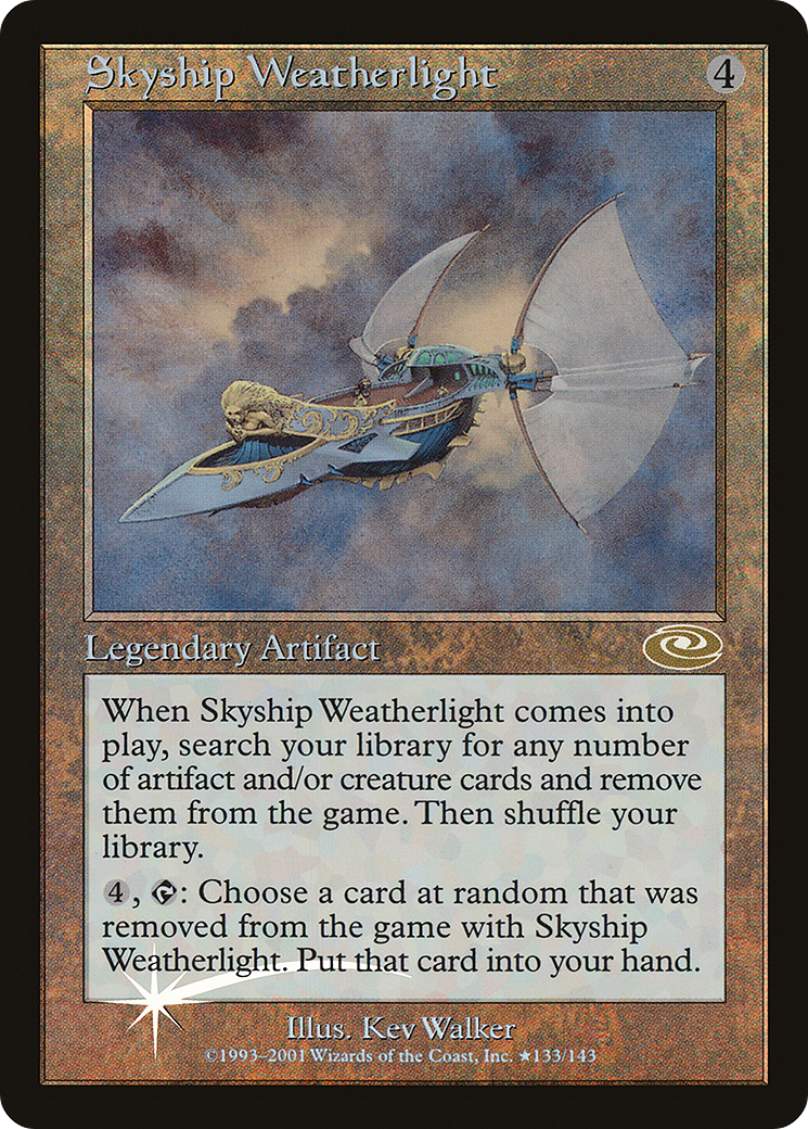 Skyship Weatherlight (Alt. Art Foil) (PLS-135)  Foil - Planeshift