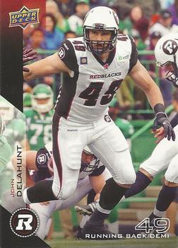 2014 Upper Deck CFL Ottawa Redblacks Base Team Set of 10 Cards with Henry Burris