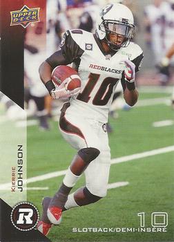 2014 Upper Deck CFL Ottawa Redblacks Base Team Set of 10 Cards with Henry Burris