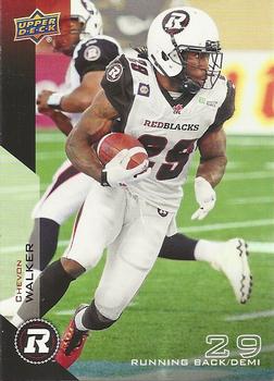 2014 Upper Deck CFL Ottawa Redblacks Base Team Set of 10 Cards with Henry Burris